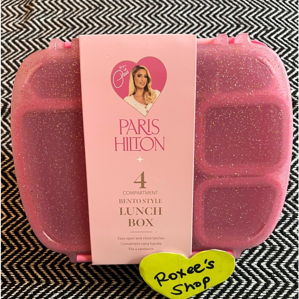 Pink Glitter Paris Hilton Bento Box